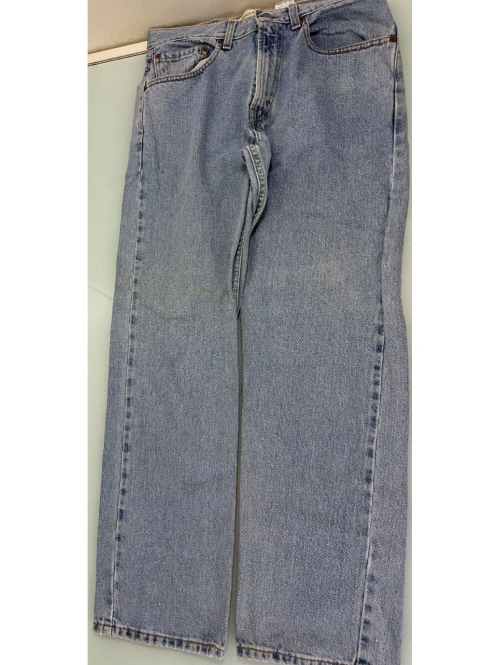 Vintage Levis 505 Jeans Mens 31X30 Regular Fit Light Wash Denim Y2K 2003